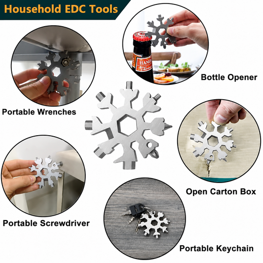 18-in-1 Mini Snowflake Stainless Steel Tool ( BUY 1 GET 1 FREE )